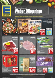 Aktueller EDEKA Prospekt "Wir lieben Lebensmittel!" Seite 1 von 28 Seiten für Olbernhau