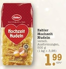 Hochzeit Nudeln von Zabler im aktuellen E center Prospekt für 1,99 €