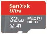 Carte micro sd sandisk ultra + adaptateur - SANDISK en promo à 9,99 € chez Hyper U Carte micro sd sandisk ultra + adaptateur - SANDISK dans le catalogue Hyper U
