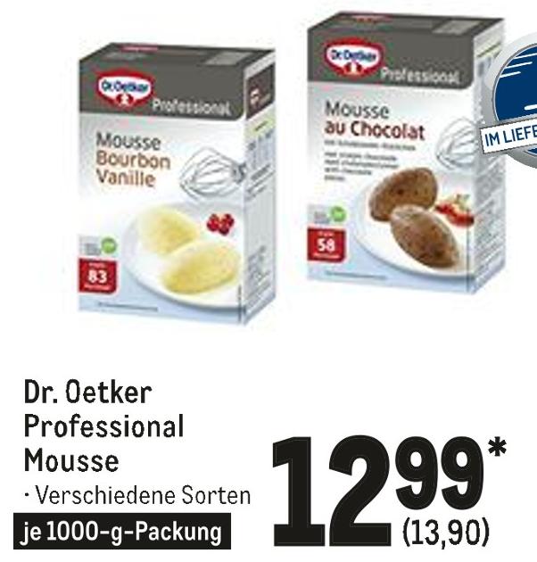 Metro Memmingen - Professional Mousse Professional Mousse Angebot bei Metro Memmingen im Prospekt Gastro-Journal