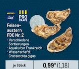 Felsenaustern FDC Nr. 2 im aktuellen Metro Prospekt für 1,18 €