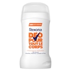 Déodorant pour tout le corps en stick - REXONA - Carrefour à Besançon Déodorant pour tout le corps en stick - REXONA en promo chez Carrefour Besançon à 3,11 €