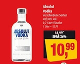 Vodka Angebote von Absolut bei Markant Neumünster für 10,99 €