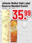 Gold Label Reserve Blended Scotch Angebote von Johnnie Walker bei Trinkgut Heidelberg für 35,99 €