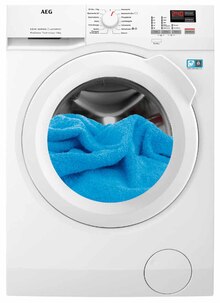 Saturn Peine - L 6 FBA 484 Waschmaschine L 6 FBA 484 Waschmaschine Angebot bei Saturn Peine im Prospekt "BEQUEM. SICHER. KOSTENLOS!"