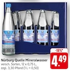 Mineralwasser im Angebot bei E center in Trier Mineralwasser Angebote von Nürburg Quelle bei E center Trier für 4,49 €