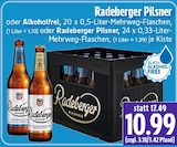 Pilsner im Angebot bei EDEKA in Gießen Pilsner Angebote von Radeberger bei EDEKA Gießen für 10,99 €