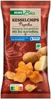 Kesselchips Paprika von REWE Bio für 1,99 € bei REWE im Angebot Kesselchips Paprika von REWE Bio im aktuellen REWE Prospekt