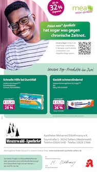 mea - meine apotheke Prospekt Unsere Juni-Angebote mit 4 Seiten