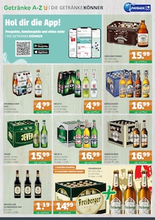 Bier im aktuellen Getränke A-Z Prospekt (Eberswalde) Bier im Getränke A-Z Prospekt "DIE GETRÄNKEKÖNNER" mit 4 Seiten (Eberswalde)