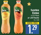 Schwarzer Tee Zitrone oder Pfirsich von fuzetea im aktuellen EDEKA Prospekt für 1,29 €