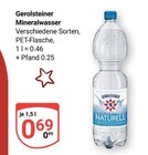 Aktuelle Gerolsteiner Angebote bei GLOBUS in Rostock Aktuelles Mineralwasser Angebot bei GLOBUS in Rostock ab 0,69 €