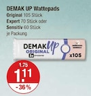 Original Wattepads im Angebot bei V-Markt in München Original Wattepads Angebote von Demak Up bei V-Markt München für 1,11 €