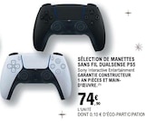 Manettes sans fil DualSense PS5 - Sony Interactive Entertainment dans le catalogue E.Leclerc