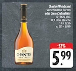 Weinbrand verschiedene Sorten oder Creme Sahnelikör bei EDEKA im Bannewitz Prospekt für 5,99 €