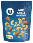 Mélange de fruits secs et/ou graines grillées sans sel ajouté - U en promo chez Hyper U Saint-Maur-des-Fossés à 2,32 €