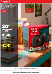 Offre Console Nintendo dans le catalogue Carrefour du moment à la page 86