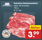 Schweine-Nackenkoteletts Angebote von Gut Ponholz bei Netto Marken-Discount Krefeld für 3,99 €