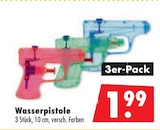 Wasserpistole bei Mäc-Geiz im Halberstadt Prospekt für 1,99 €