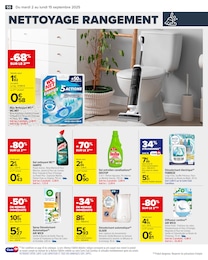 Prix et réduction WC dans le prospectus Carrefour en cours Offre WC dans le catalogue Carrefour du moment à la page 52