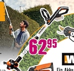 Akku-Rasentrimmer „WG163E.9“ im Hornbach Prospekt Akku-Rasentrimmer „WG163E.9“ von im aktuellen Hornbach Prospekt für 62,95 €