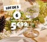 3 verres à vin - Gifi à Saint-Martin-d'Hères 3 verres à vin en promo chez Gifi Saint-Martin-d'Hères à 5,99 €