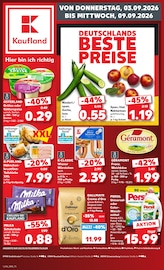 Kaufland Supermarkt Prospekt der aktuellen Woche mit 60 Seiten, gültig von 03.09.2026 bis 09.09.2026, in Markersbach und Umgebung Aktueller Kaufland Supermarkt Prospekt in Markersbach und Umgebung, "Hier bin ich richtig" mit 60 Seiten, 03.09.2026 - 09.09.2026