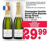 Champagne Carte Blanche Bouzy Grand Cru Brut Angebote von Camille Savès bei E center Offenbach für 29,99 €