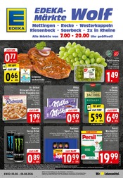 EDEKA Supermarkt Prospekt der aktuellen Woche mit 24 Seiten, gültig von 03.08.2026 bis 08.08.2026, in Voltlage und Umgebung Aktueller EDEKA Supermarkt Prospekt in Voltlage und Umgebung, "Aktuelle Angebote" mit 24 Seiten, 03.08.2026 - 08.08.2026