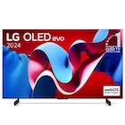 TV OLED Evo LG OLED42C4 106 cm 4K UHD Smart TV 2024 Noir et Brun à 1 199,00 € dans le catalogue Fnac