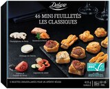 46 mini-feuilletés les classiques - Deluxe en promo chez Lidl 46 mini-feuilletés les classiques - Deluxe dans le catalogue Lidl