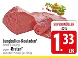 Jungbullen-Rouladen oder -Braten  im aktuellen EDEKA Prospekt für 1,33 €