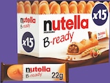 B-ready Biscuits Fourrés - Nutella en promo chez Intermarché Super Niort à 2,00 €