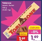 Schokolade im Angebot bei Netto Marken-Discount in Rosenheim Schokolade Angebote von Toblerone bei Netto Marken-Discount Rosenheim für 1,49 €