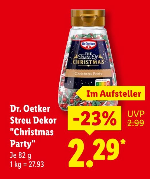 Streu Dekor Christmas Party