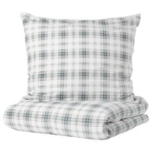 IKEA Lahstedt - Bettwäscheset, 3-teilig weiß/blau 240x220/80x80 cm Bettwäscheset, 3-teilig weiß/blau 240x220/80x80 cm Angebot bei IKEA Lahstedt im Prospekt "Zeit für mehr Weihnachtsstimmung"
