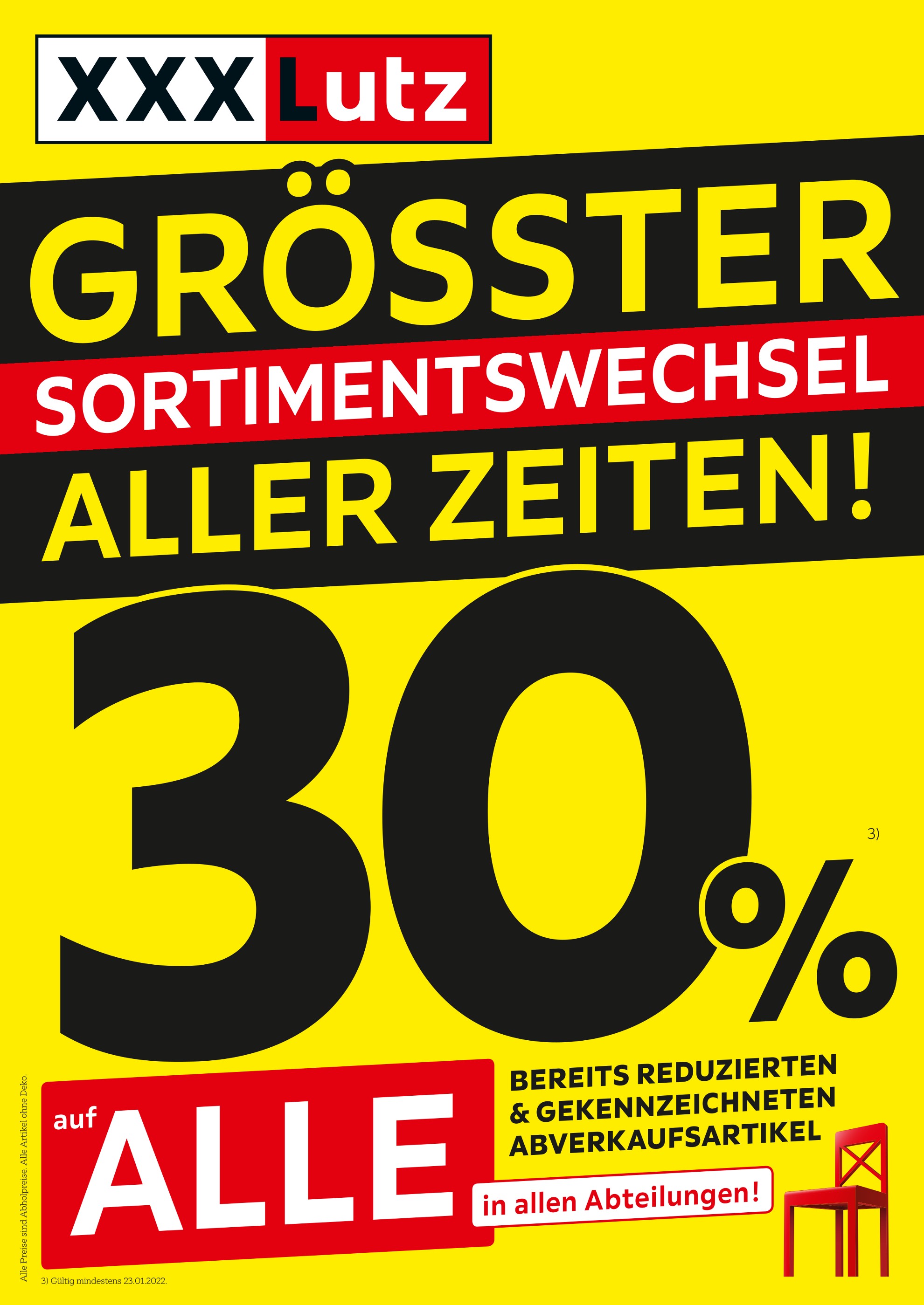 XXXLutz Möbelhäuser Prospekt für Düren mit 51 Seiten XXXLutz Möbelhäuser Prospekt für Düren: "GRÖSSTER SORTIMENTSWECHSEL ALLER ZEITEN!", 51 Seiten, 10.01.2022 - 23.01.2022