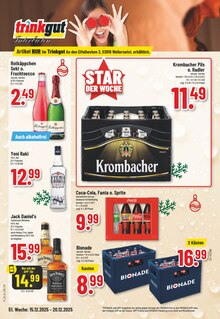 Krombacher im aktuellen EDEKA Prospekt (Erftstadt) Krombacher im EDEKA Prospekt "Aktuelle Angebote" mit 30 Seiten (Erftstadt)