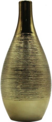 Géant Casino Les Goudes - Vase en céramique de forme arrondie doré Promo Vase en céramique de forme arrondie doré dans le catalogue Géant Casino "Des cadeaux par milliers !" à Les Goudes