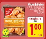 Weizen Brötchen von GUT&GÜNSTIG im aktuellen EDEKA Prospekt für 1,00 €