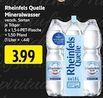 EDEKA - Mineralwasser Angebot im Prospekt Mineralwasser bei EDEKA im Prospekt "" für 3,99 €