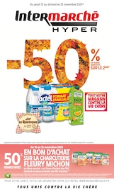 Prospectus Intermarché Hyper à Saint-Jean-de-Muzols, "-50% DE REMISE IMMÉDIATE SUR LE 2ÈME", 48 pages de promos valables du 13/11/2025 au 23/11/2025