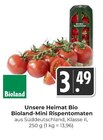 Aktuelles Unsere Heimat Bio Bioland-Mini Rispentomaten Angebot bei Hieber in Freiburg (Breisgau) ab 3,49 €