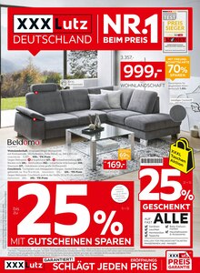 Wohnzimmertisch im aktuellen XXXLutz Möbelhäuser Prospekt (Bochum) Wohnzimmertisch im XXXLutz Möbelhäuser Prospekt "NR. 1 BEIM PREIS" mit 32 Seiten (Bochum)