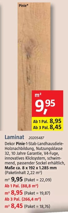 BAUHAUS Bad Nenndorf - Laminat Laminat Angebot bei BAUHAUS Bad Nenndorf im Prospekt Handzettel KW 27