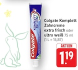 Komplett Zahncreme extra frisch bei EDEKA im Backnang Prospekt für 1,19 €
