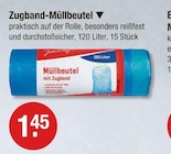 Aktuelle Mülleimer Angebote bei V-Markt in Regensburg Aktuelles Zugband-Müllbeutel Angebot bei V-Markt in Regensburg ab 1,45 €