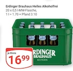 Aktuelle Erdinger Angebote bei GLOBUS in Bochum Aktuelles Brauhaus Helles Alkoholfrei Angebot bei GLOBUS in Bochum ab 16,99 €