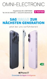 Aktueller Omni-Electronic Elektromärkte Prospekt in Schwarzenbek und Umgebung, "SAG HALLO ZUR NÄCHSTEN GENERATION" mit 8 Seiten, 01.10.2025 - 06.10.2025