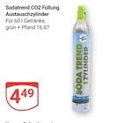 CO2 Füllung Austauschzylinder Angebote von Sodatrend bei GLOBUS Pirmasens für 4,49 €
